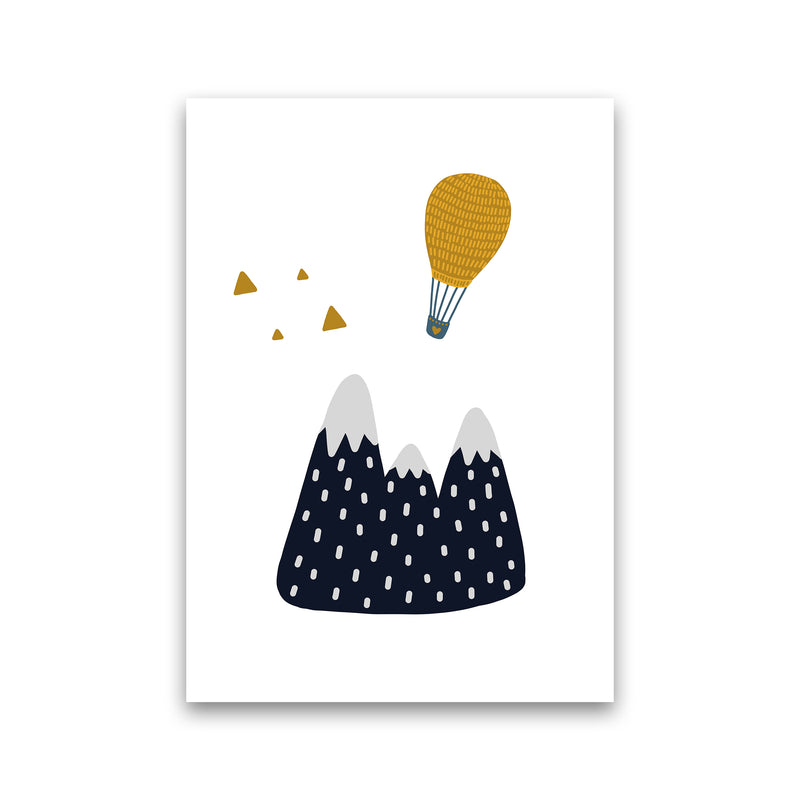 Little Explorer Hot Air Balloon  Art Print by Pixy Paper Print Only