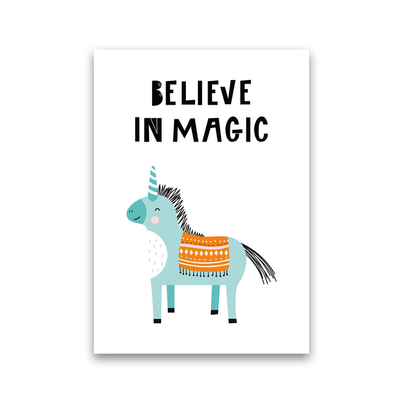 Believe In Magic Animal Pop  Art Print by Pixy Paper Print Only
