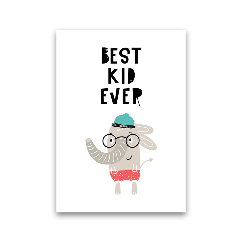 Best Kid Ever Animal Pop  Art Print by Pixy Paper Print Only