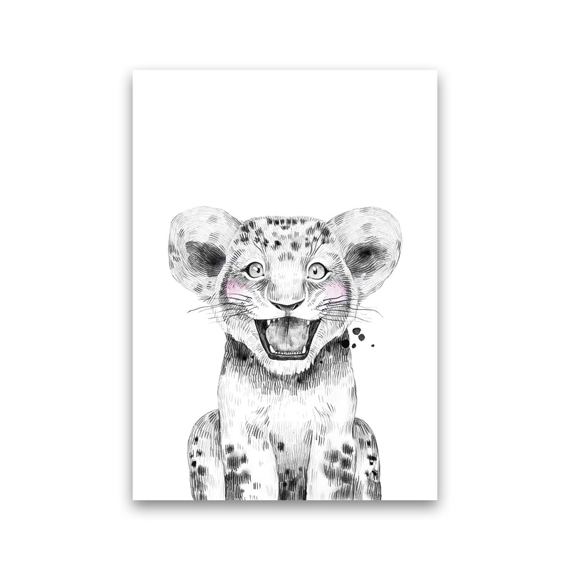 Safari Babies Tiger  Art Print by Pixy Paper Print Only