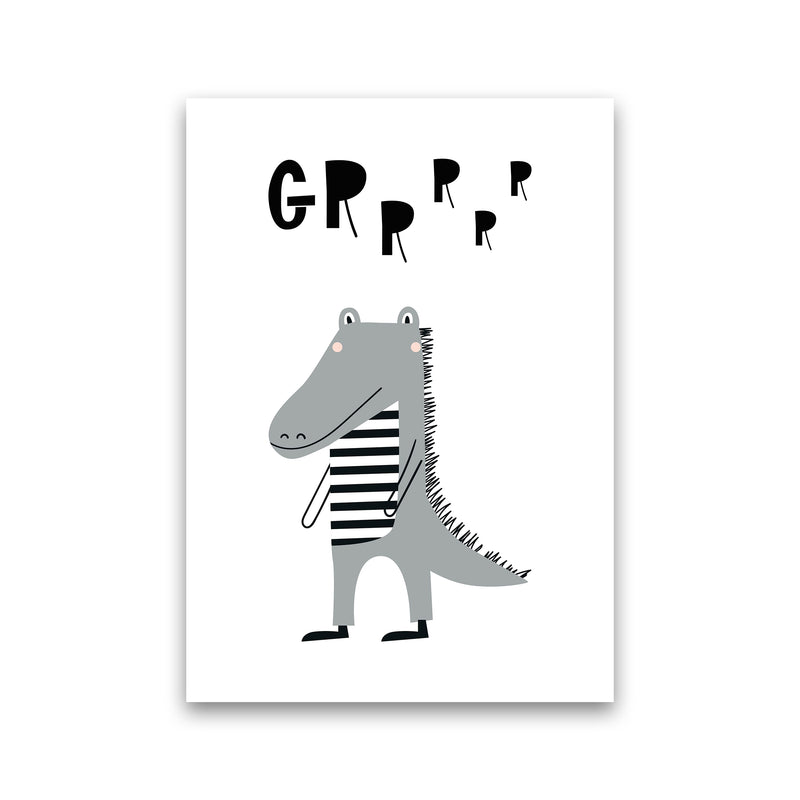 Grr Gator Animal Pop  Art Print by Pixy Paper Print Only