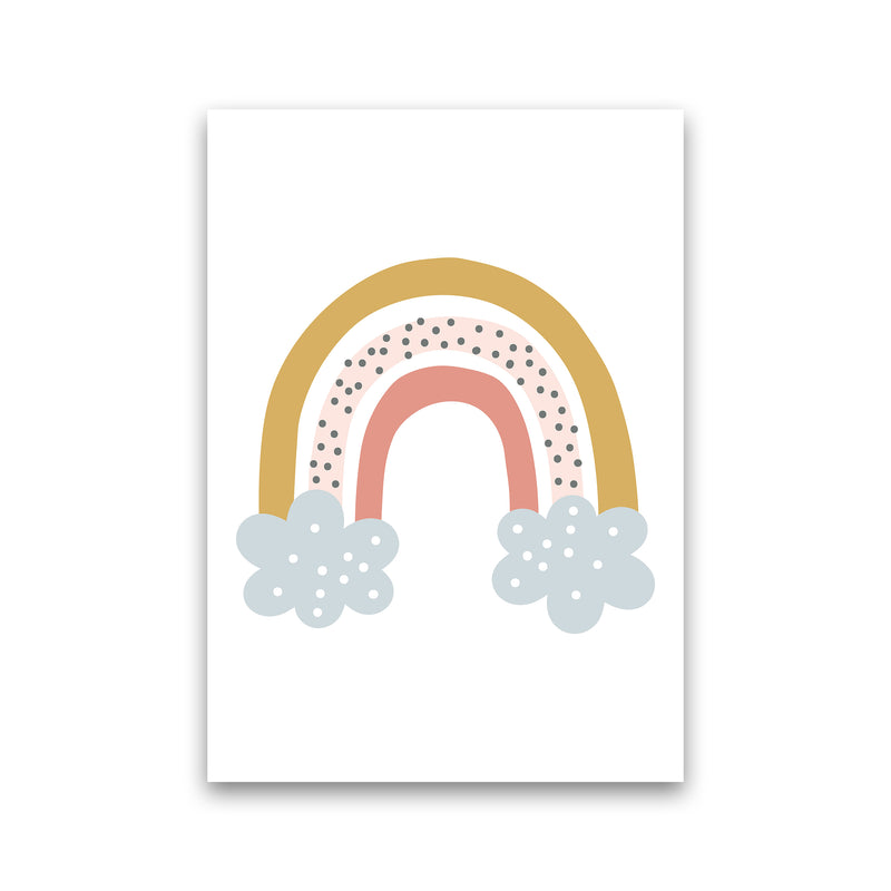 Rainbow With Clouds  Art Print by Pixy Paper Print Only