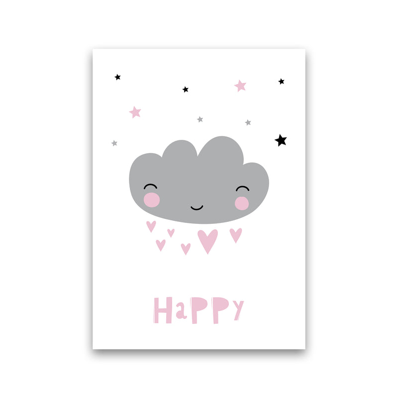 Happy Cloud  Art Print by Pixy Paper Print Only