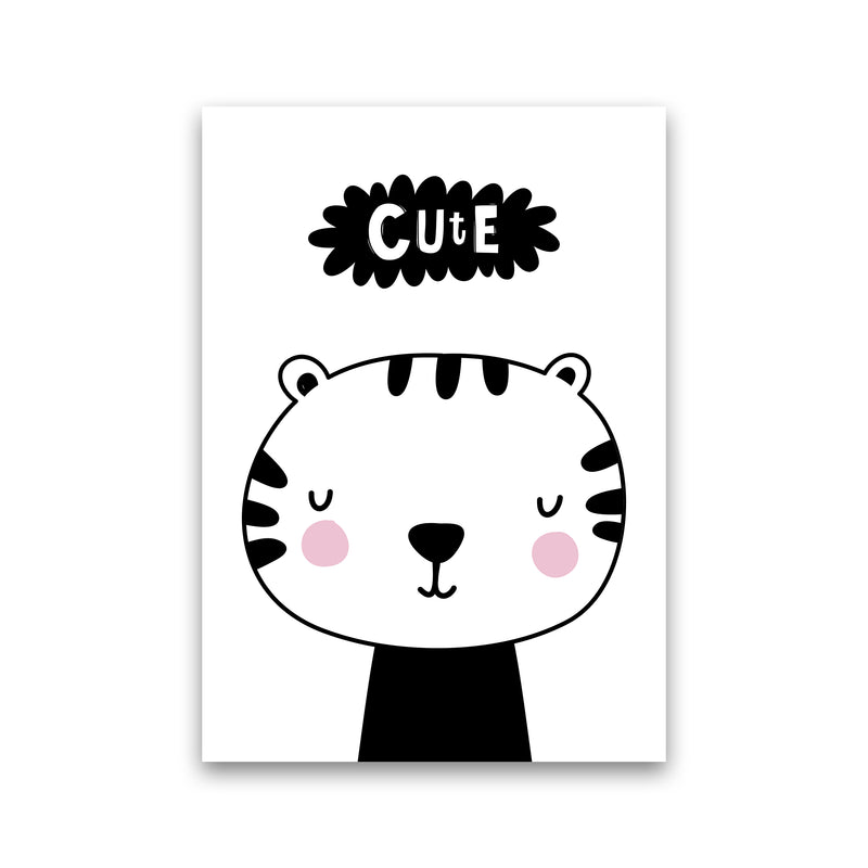 Cute Tiger  Art Print by Pixy Paper Print Only