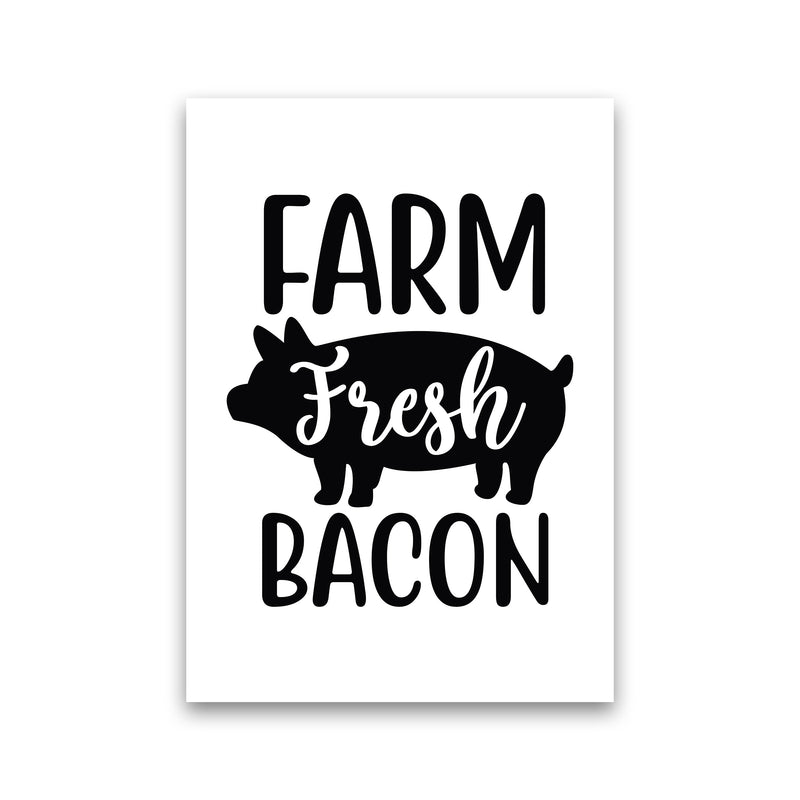 Farm Fresh Bacon  Art Print by Pixy Paper Print Only