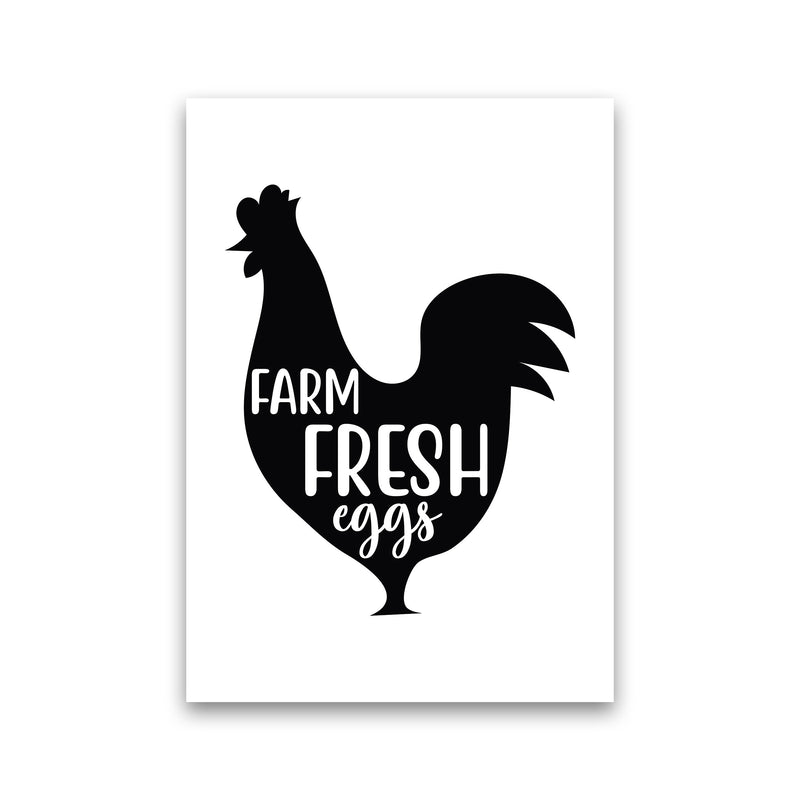 Farm Fresh Eggs  Art Print by Pixy Paper Print Only