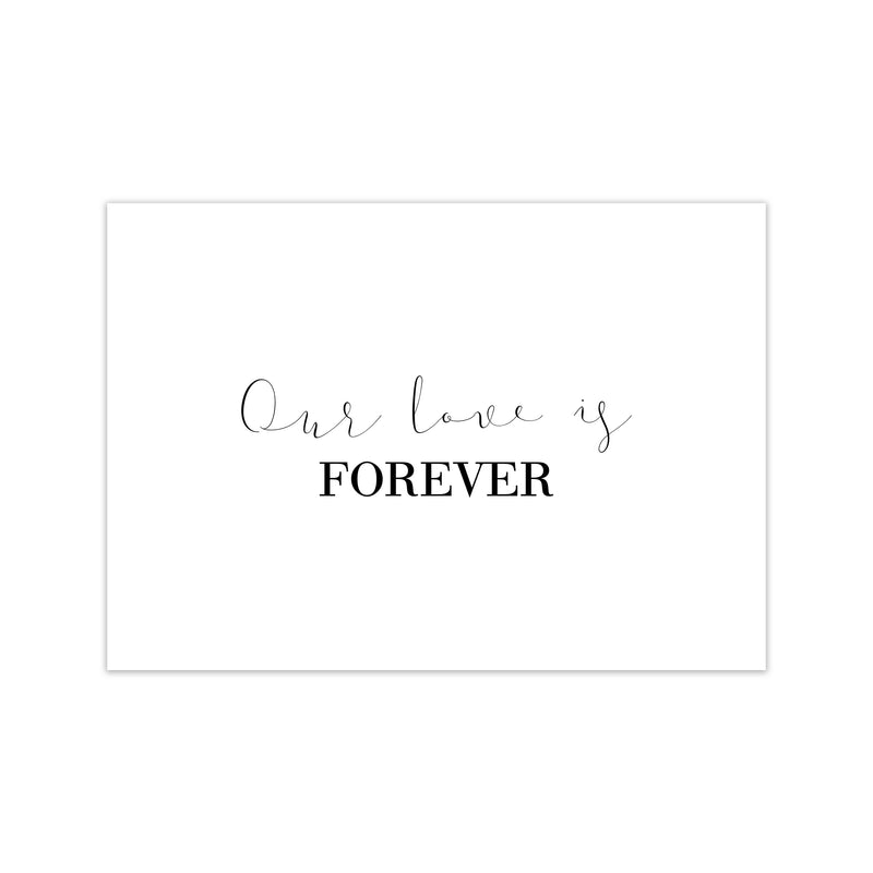 Our Love Is Forever  Art Print by Pixy Paper Print Only