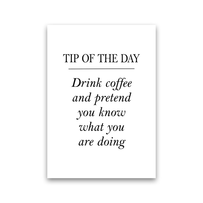 Tip Of The Day  Art Print by Pixy Paper Print Only