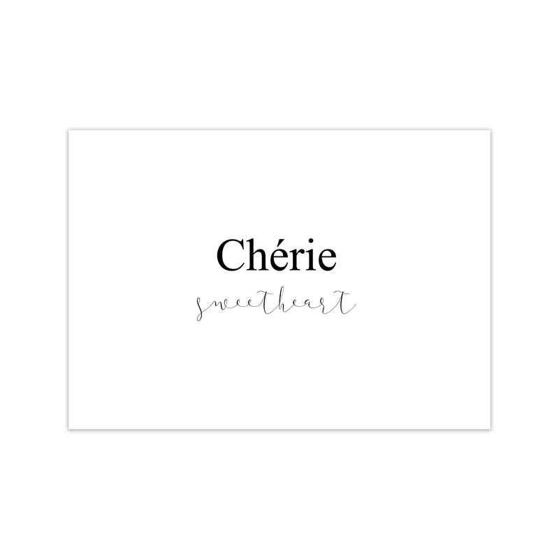 Cherie  Art Print by Pixy Paper Print Only