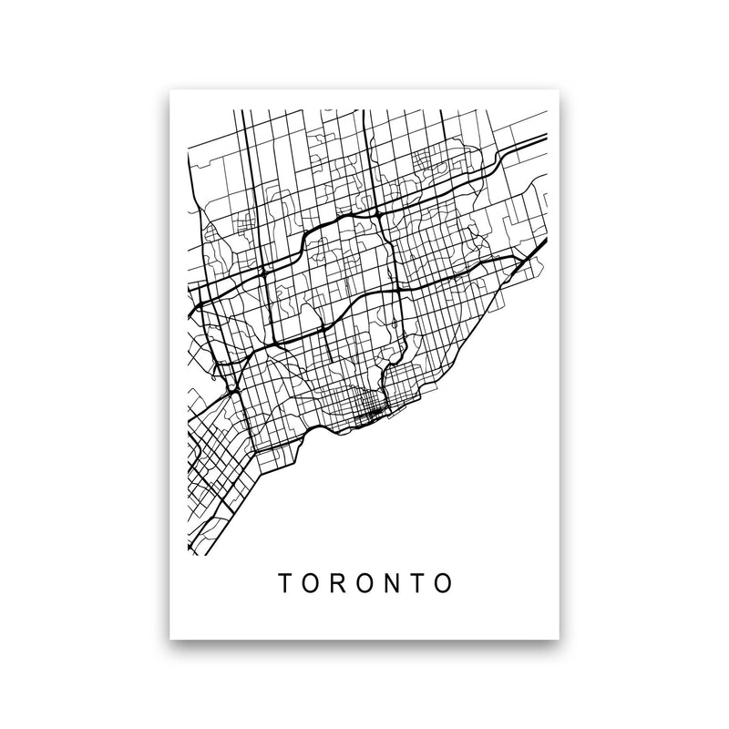 Toronto Map Art Print by Pixy Paper Print Only