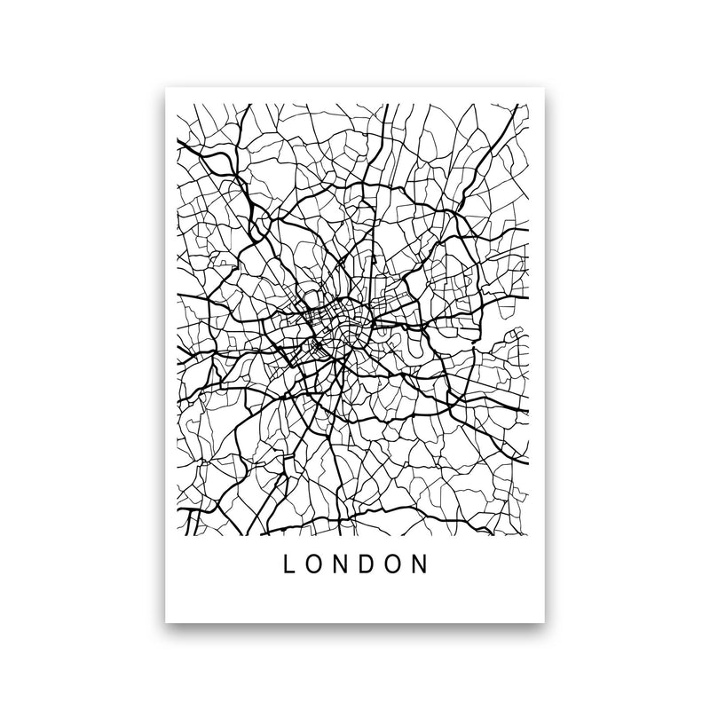 London Map Art Print by Pixy Paper Print Only