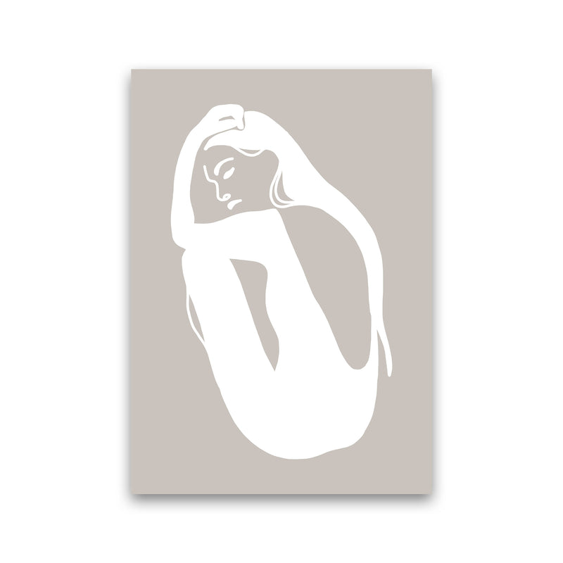 Inspired Stone Woman Silhouette Art Print by Pixy Paper Print Only
