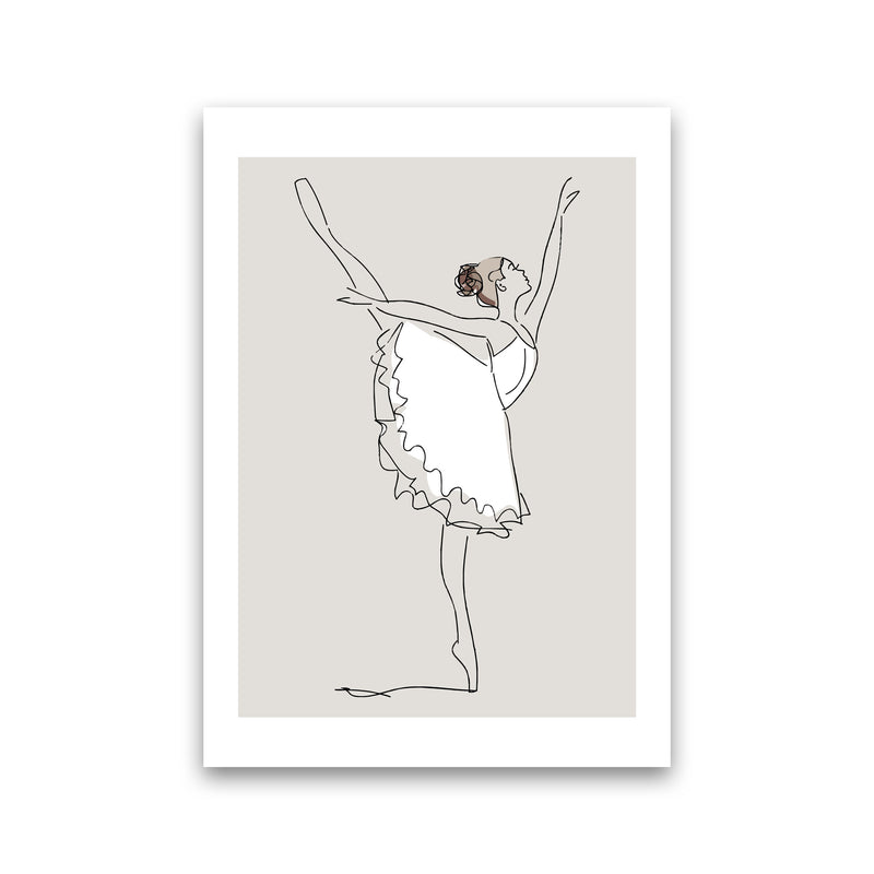 Inspired Stone Ballerina Art Print by Pixy Paper Print Only