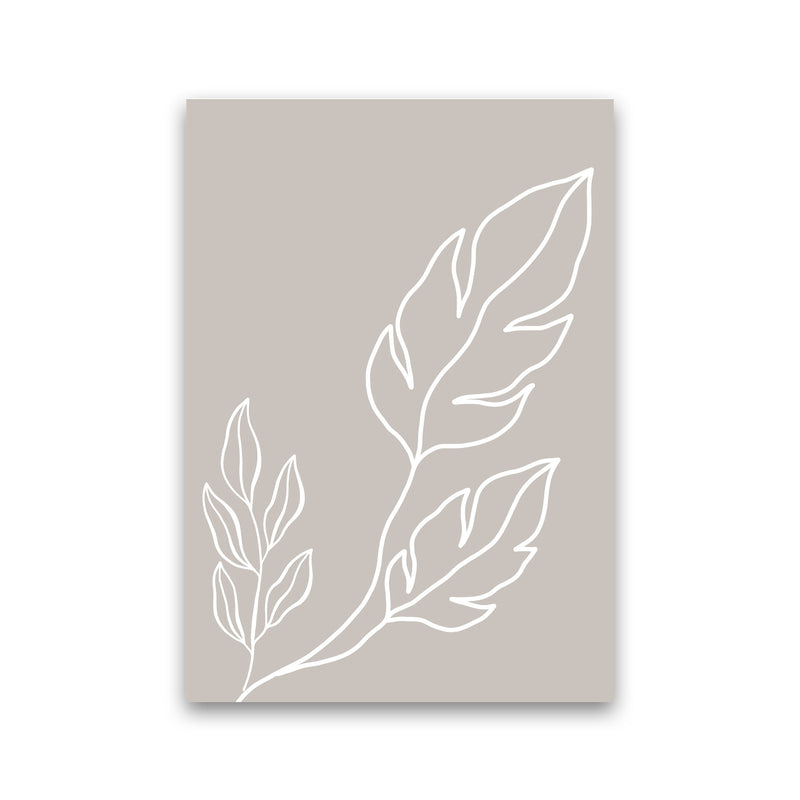 Inspired Stone Plant Silhouette Art Print by Pixy Paper Print Only