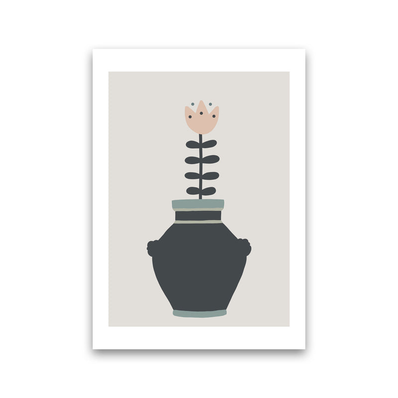 Inspired Plant Pot Stone Art Print by Pixy Paper Print Only