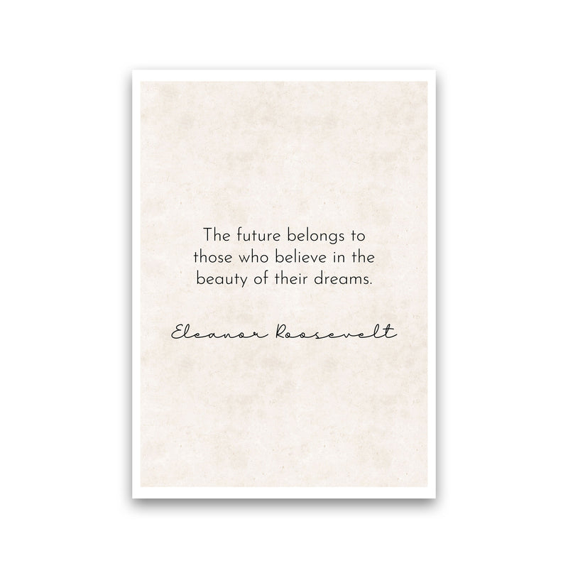 The Future - Roosevelt Art Print by Pixy Paper Print Only