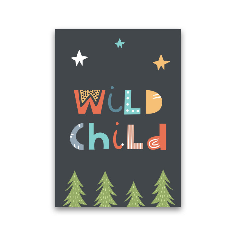 Wild child Neutral kids Art Print by Pixy Paper Print Only