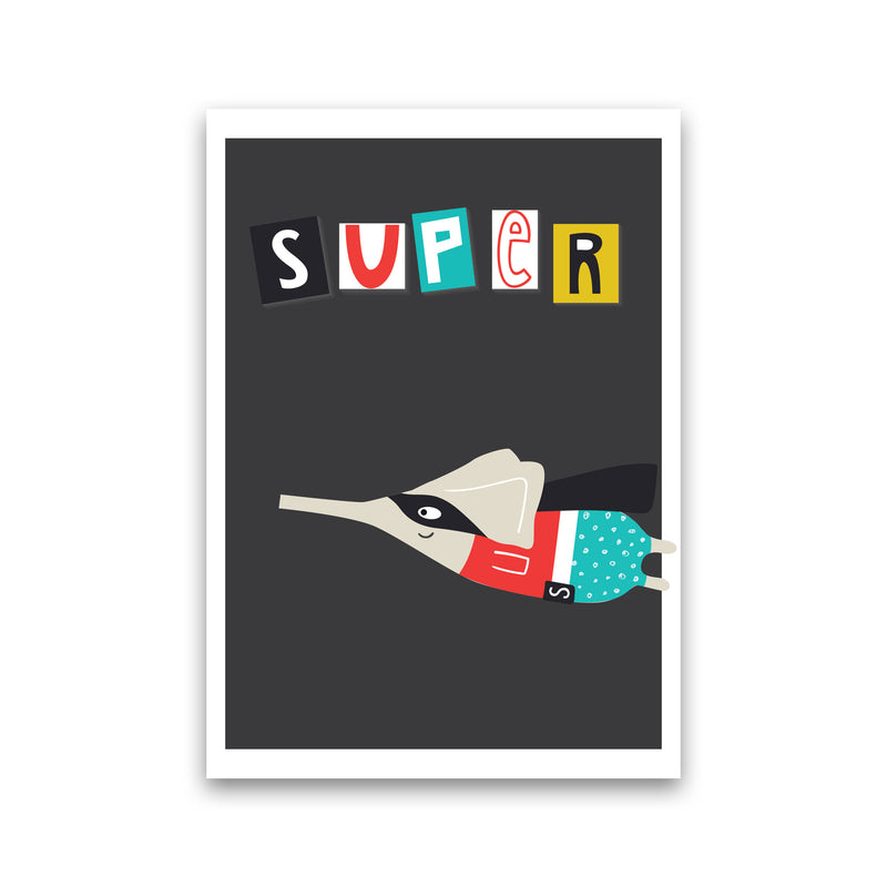 Super elephant Art Print by Pixy Paper Print Only