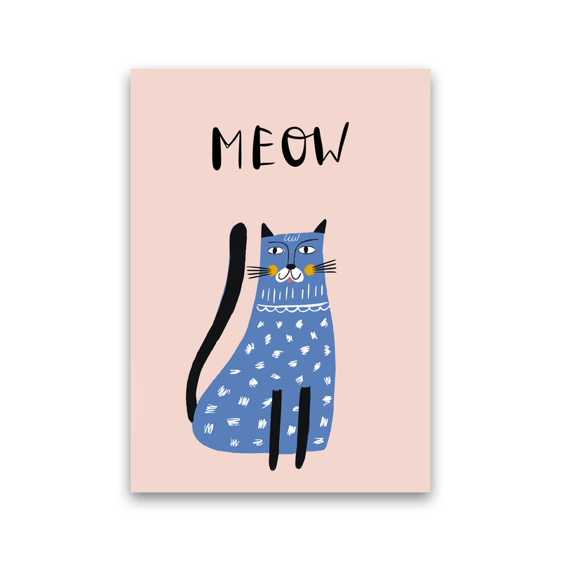 Meow Cat Art Print by Pixy Paper Print Only
