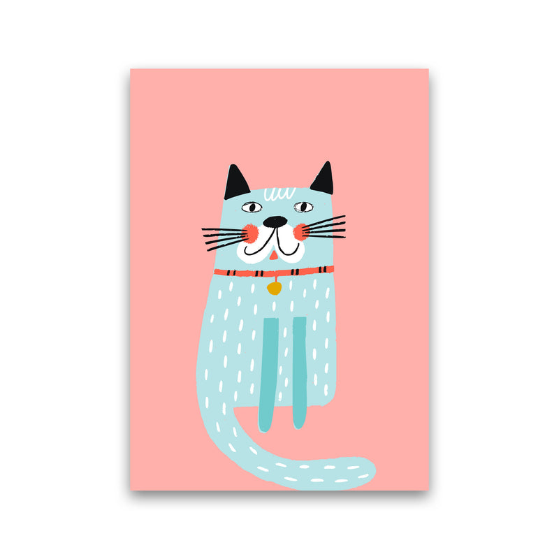 Happy Cat Art Print by Pixy Paper Print Only