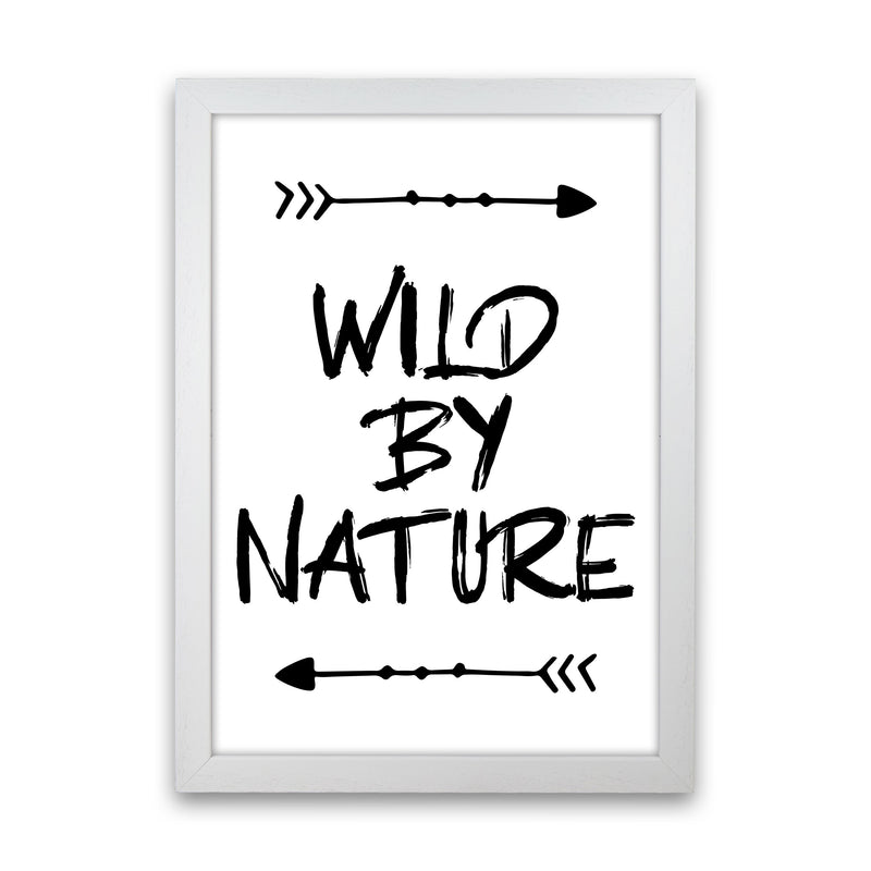 Wild By Nature Modern Print White Grain