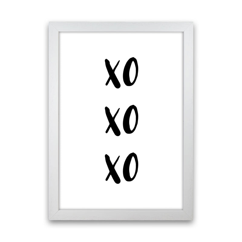 XOXOXO Modern Print White Grain