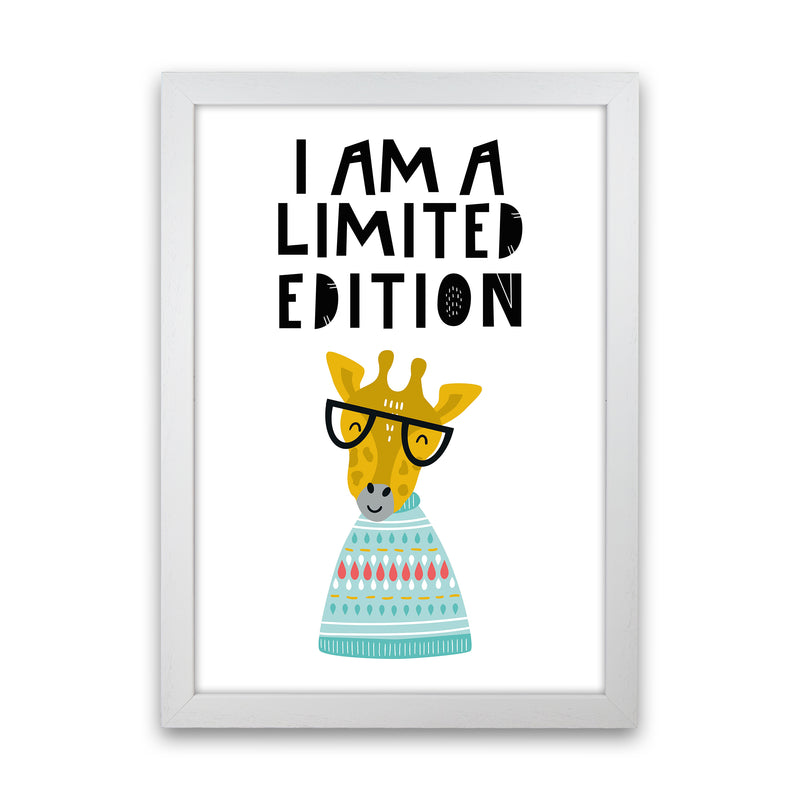 I Am Limited Edition Animal Pop  Art Print by Pixy Paper White Grain
