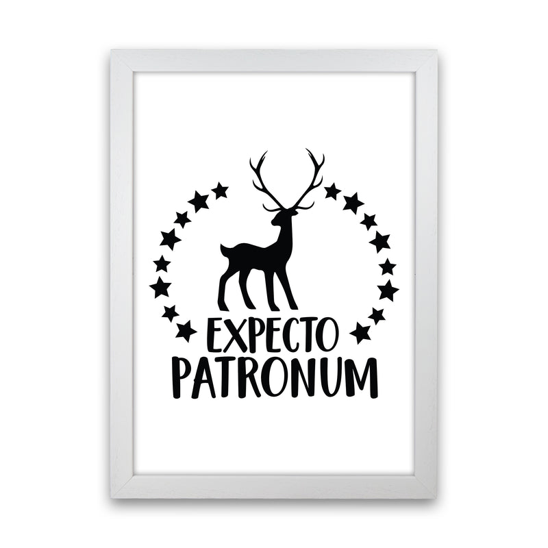 Expecto Patronum  Art Print by Pixy Paper White Grain