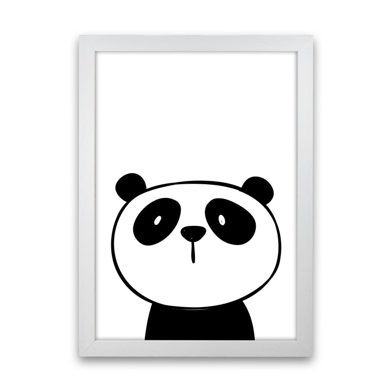 Panda  Art Print by Pixy Paper White Grain