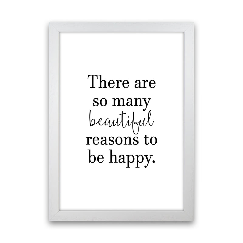 There Are So Many Beautiful Reasons  Art Print by Pixy Paper White Grain