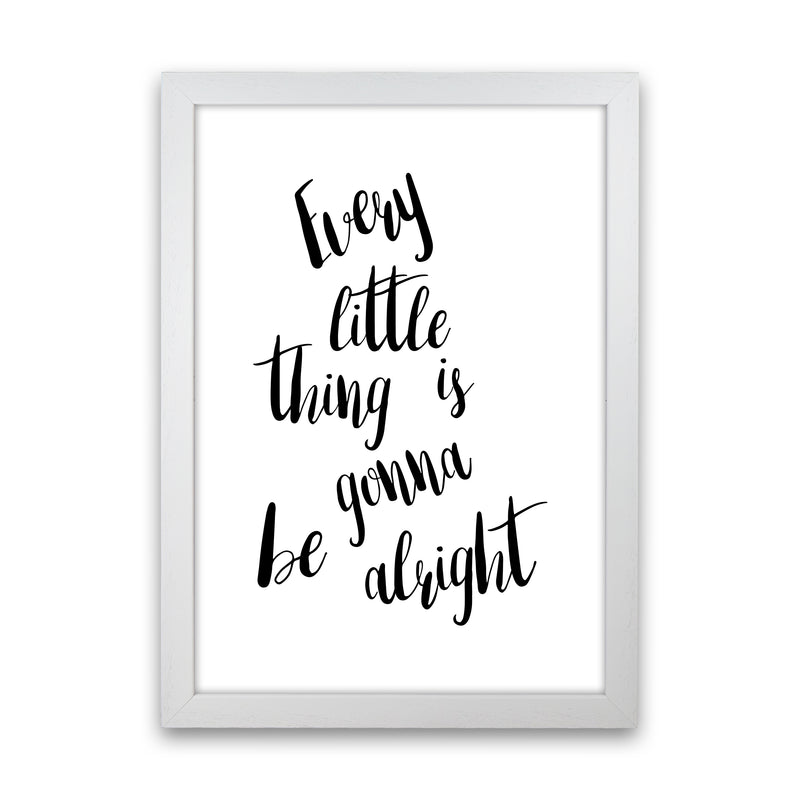 Every Little Thing  Art Print by Pixy Paper White Grain