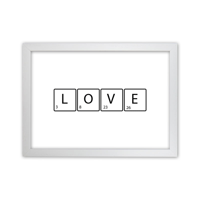 Love Letters  Art Print by Pixy Paper White Grain