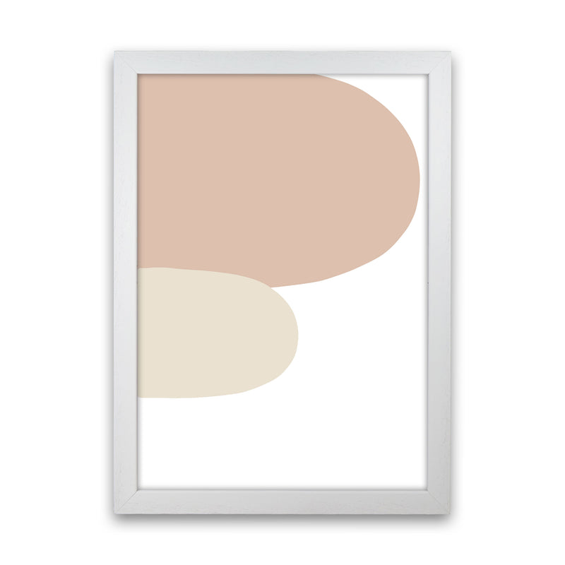 Inspired Side Stones Art Print by Pixy Paper White Grain