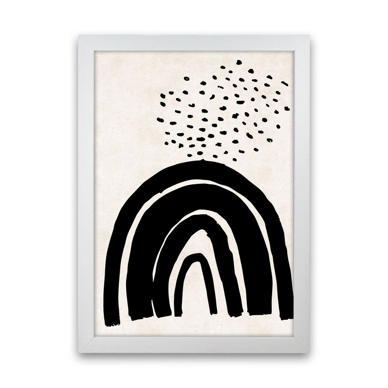 Autumn Raine abstract Art Print by Pixy Paper White Grain