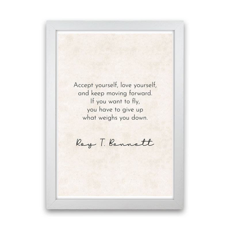 If You Want To Fly - Roy Bennett Art Print by Pixy Paper White Grain