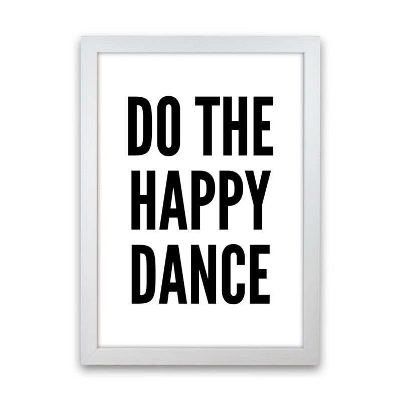Do The Happy Dance Art Print by Pixy Paper White Grain