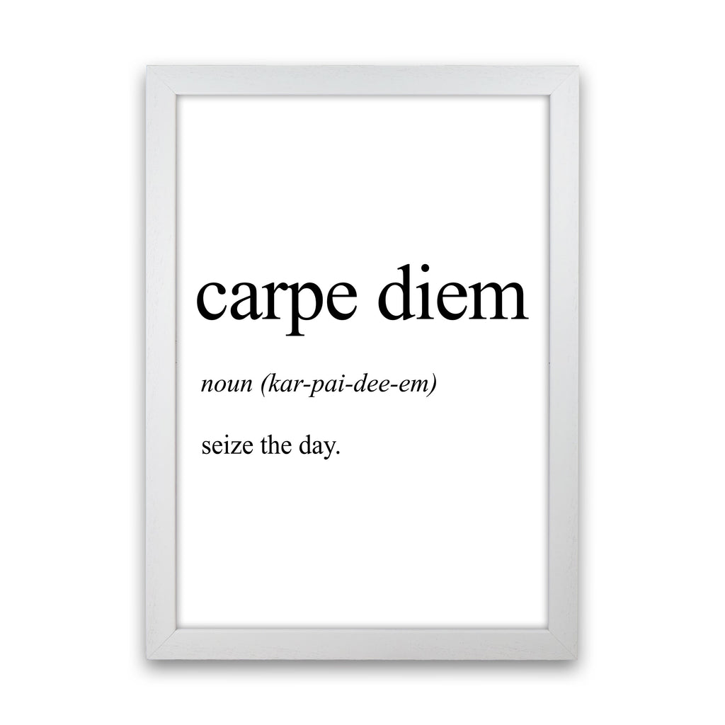 Carpe Diem Definition Print