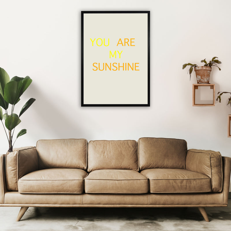 My Sunshine Art Print by Proper Job Studio A1 White Frame