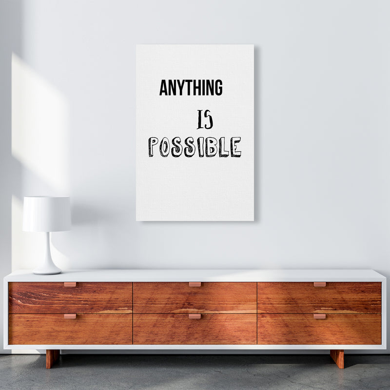 Anything is possible Quote Art Print by Proper Job Studio A1 Canvas