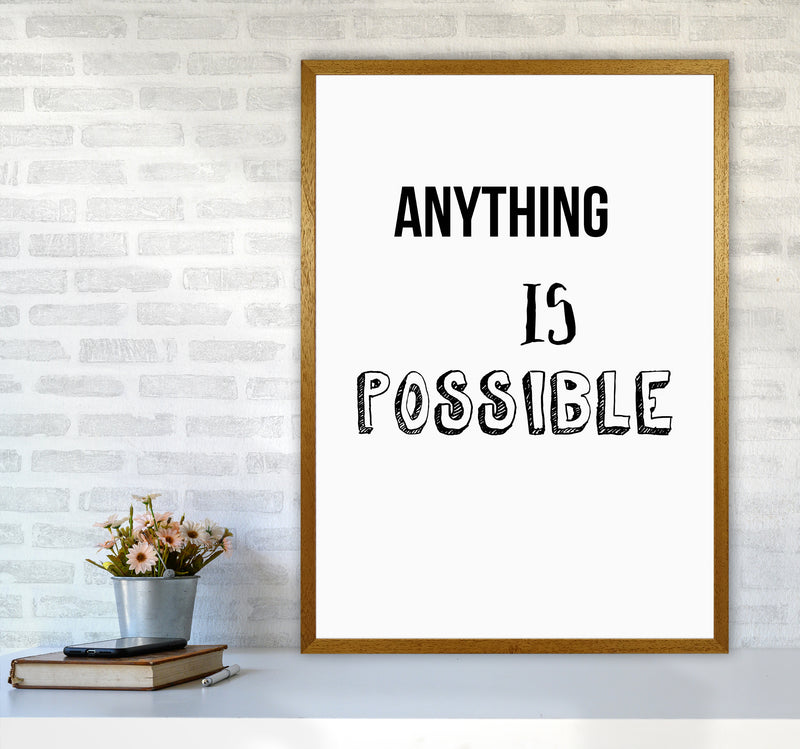 Anything is possible Quote Art Print by Proper Job Studio A1 Print Only