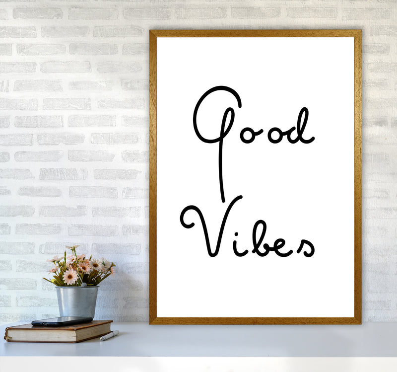 Good Vibes Quote Art Print by Proper Job Studio A1 Print Only