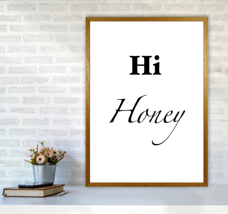 Hi honey Quote Art Print by Proper Job Studio A1 Print Only