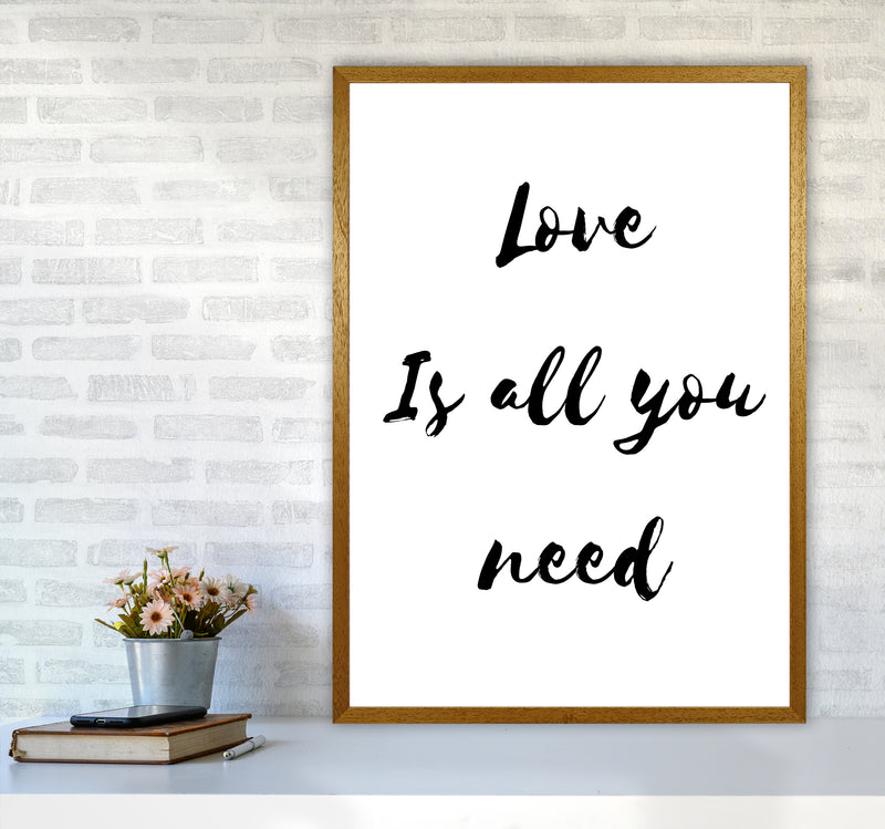 Love is all you need Quote Art Print by Proper Job Studio A1 Print Only