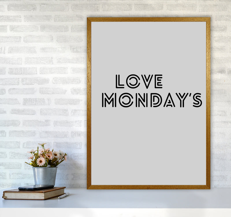 Love Monday's Quote Art Print by Proper Job Studio A1 Print Only
