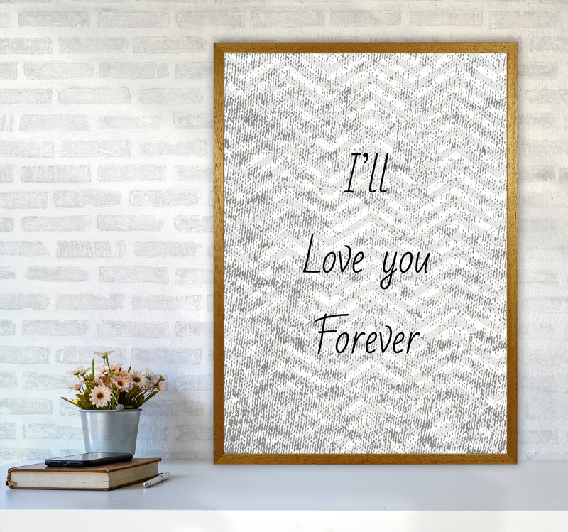 Love forever Quote Art Print by Proper Job Studio A1 Print Only