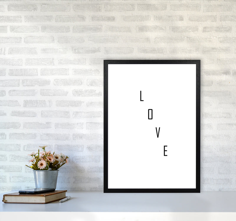 Love Quote Art Print by Proper Job Studio A2 White Frame