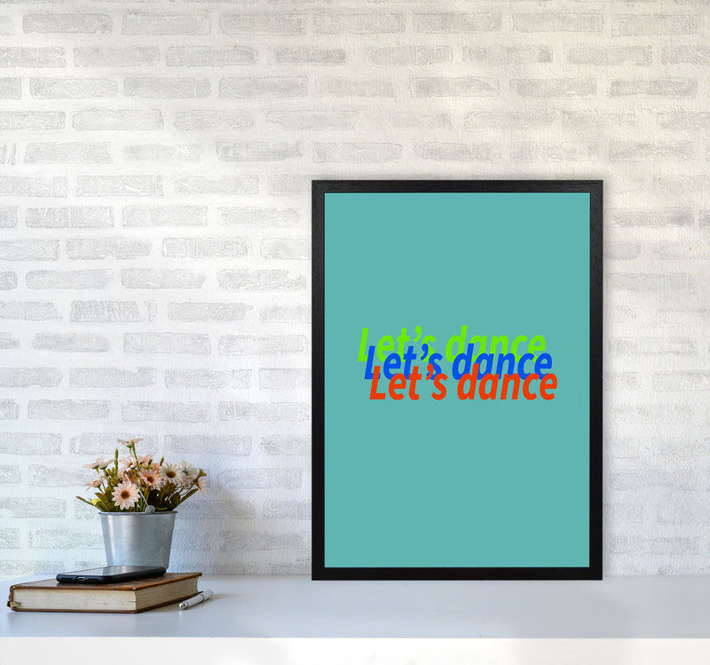 Let's Dance Art Print by Proper Job Studio A2 White Frame