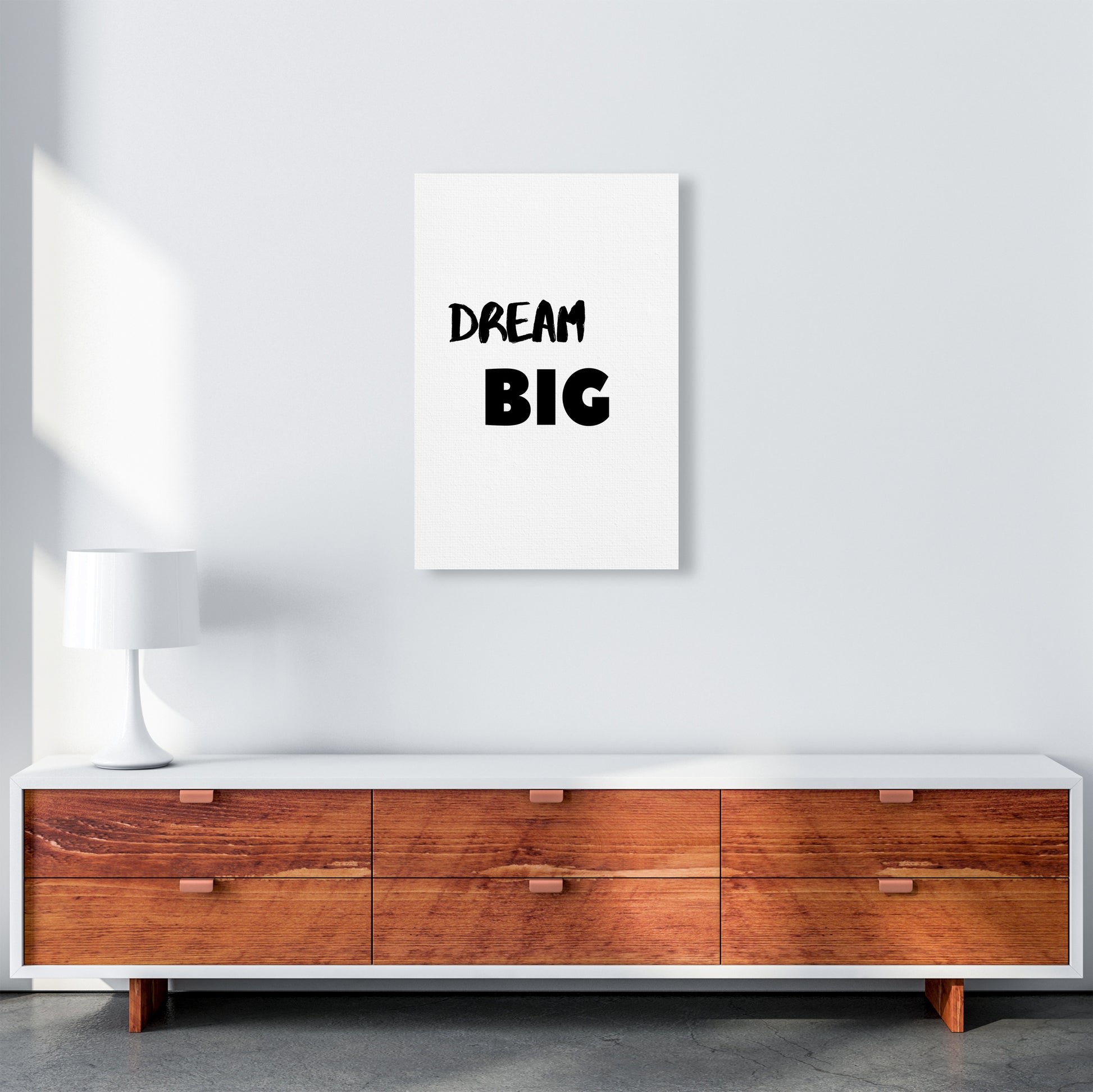 Dream big Quote Art Print by Proper Job Studio A2 Canvas