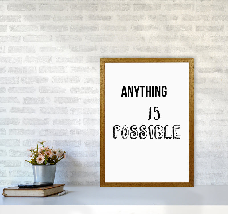 Anything is possible Quote Art Print by Proper Job Studio A2 Print Only