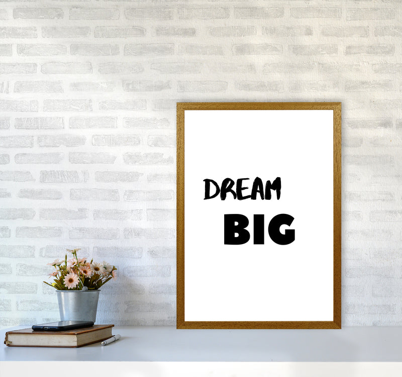 Dream big Quote Art Print by Proper Job Studio A2 Print Only